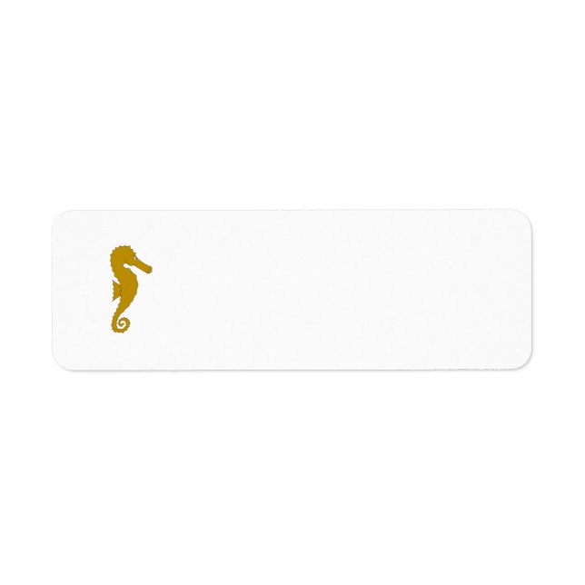 Sea Horse. Brown. (Front)