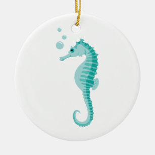 Sea Horse Ceramic Ornament