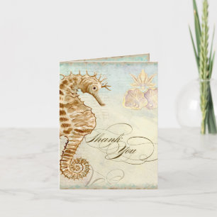 Sea Horse Coastal Beach - Merci Cartes