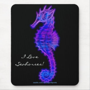 SEA-HORSE Fractal Art Mousepad