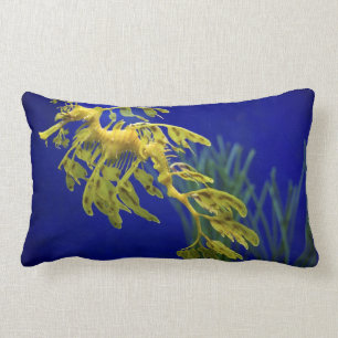 Sea horse lumbar pillow