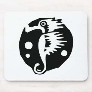 Sea horse mouse pad