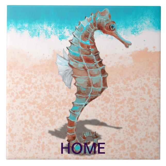Sea horse  tile (Front)