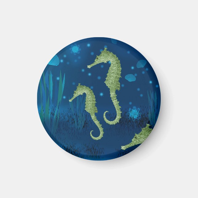 Sea horses magnet (Front)