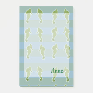Sea horses, Seahorse Personalized Post-It Notes