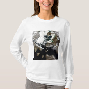 Sea ice and sediment visible in Nunavut, Canada T-Shirt