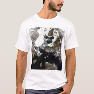 Sea ice and sediment visible in Nunavut, Canada T-Shirt