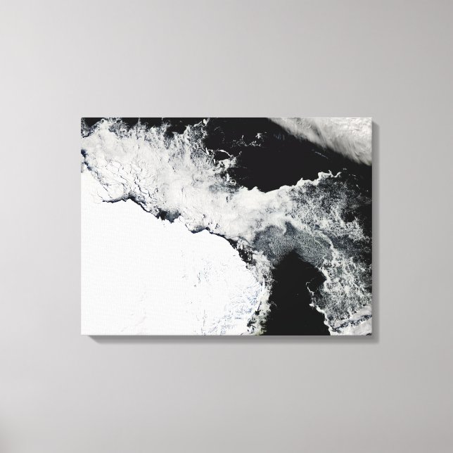 Sea ice in the Southern Ocean Canvas Print (Front)