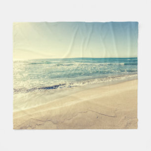 Sea in Winter Fleece Blanket