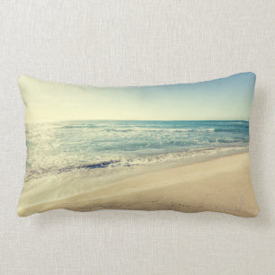 Sea in Winter Lumbar Pillow