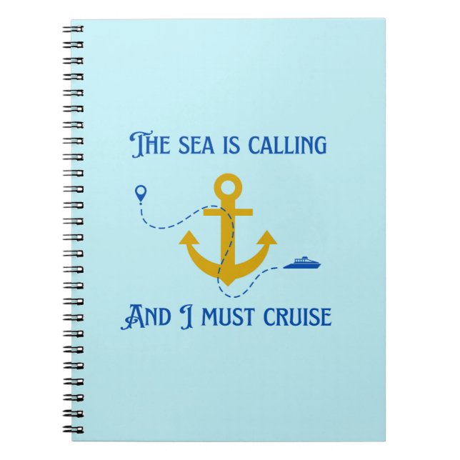Sea is Calling Notebook (Front)