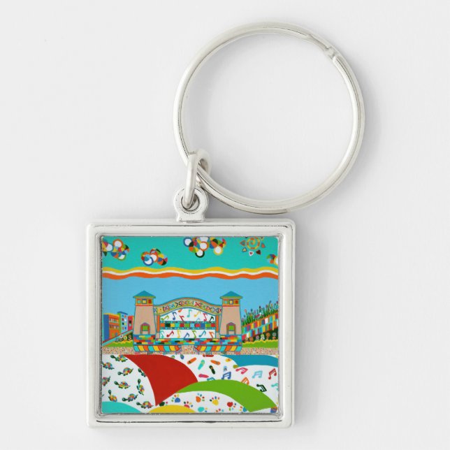 Sea Isle Band Shell Key Chain (Front)