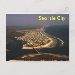 Sea Isle City Aerial Postcard