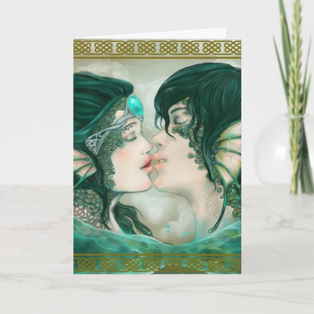 sea kisses card (Front)