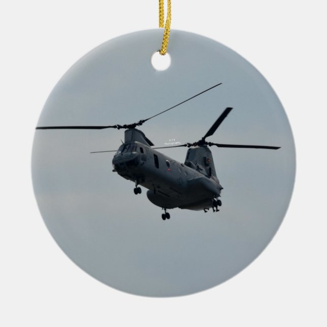 Sea knight CH-46 Ceramic Ornament (Front)