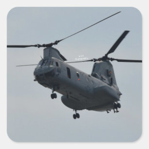 Sea knight CH-46 Square Sticker