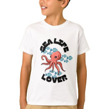 sea life lover octopus Kids Basic T-Shirt