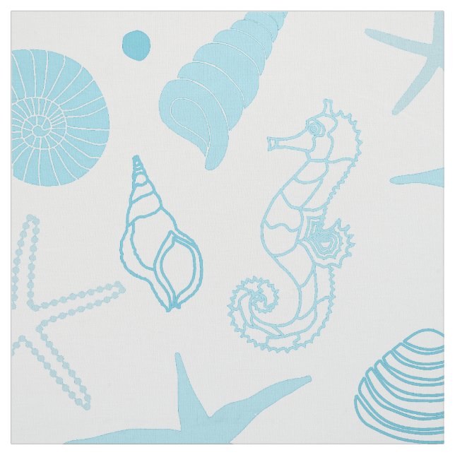 Sea Life Personalized  Fabric (Swatch)