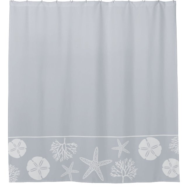 Sea Life Silhouettes (Coastal Grey) (Front)