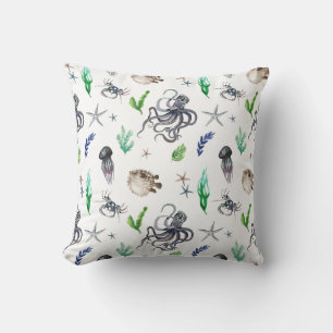 SEA LIFE THROW PILLOW