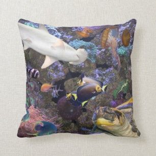 Sea Life Throw Pillow