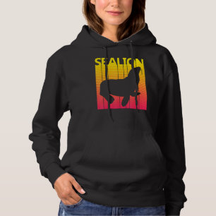 Sea Lion Animal Retro Costume Hoodie