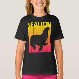 Sea Lion Animal Retro Costume T-Shirt