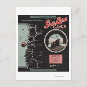 Sea Lion Caves, Florence, Oregon Postcard