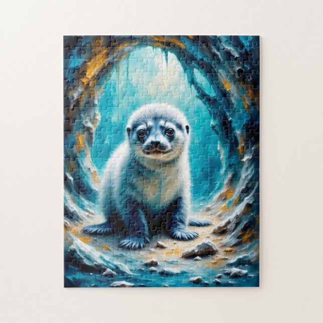 Sea Lion Cub Jigsaw Puzzle (Vertical)