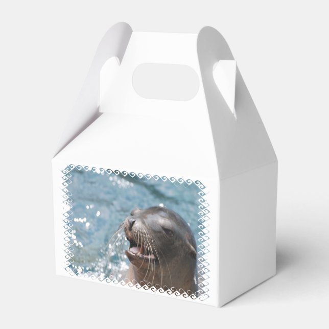 Sea Lion Favor Box (Front Side)