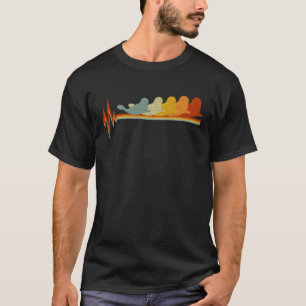 Sea Lion Heartbeat Boys Girls Women Sea Lion  Retr T-Shirt
