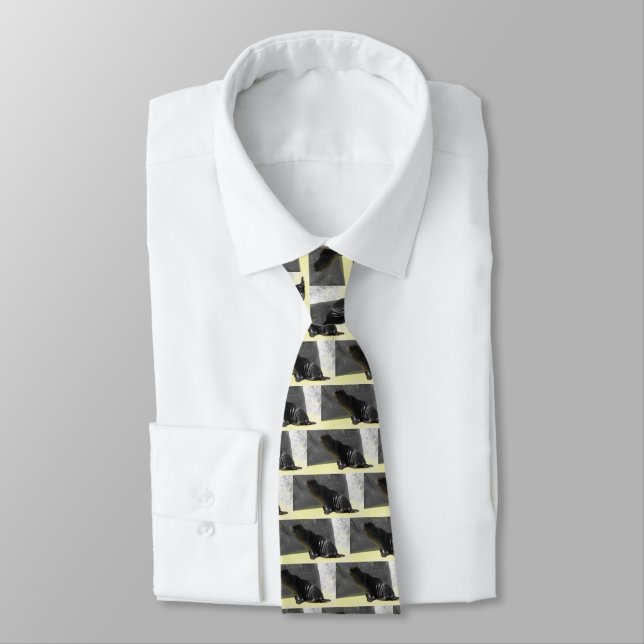 Sea lions animal fashion tie (Tied)