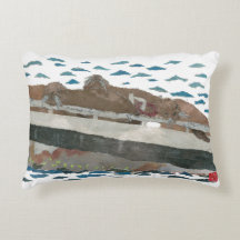 Sea Lions, Nautical-Themed Kids Room Pillow