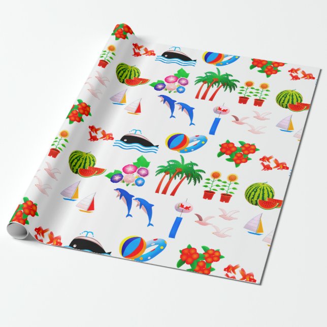 Sea Lover  Wrapping Paper (Unrolled)