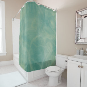 Sea Marble Shower Curtain