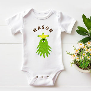 Sea monster baby bodysuit