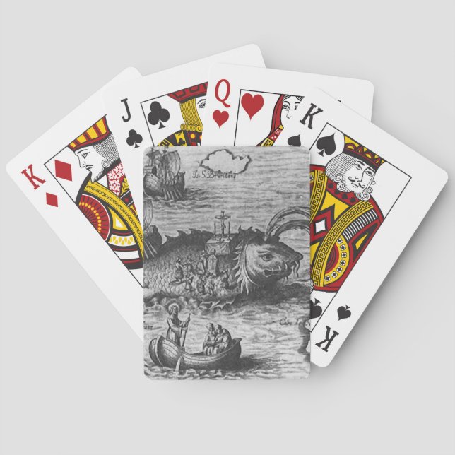 Sea Monster/Creature/Kraken Bicycle Playing Cards (Back)