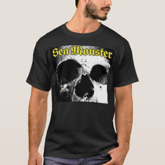 Sea Monster Logo With Skull (Black Shirt) T-Shirt