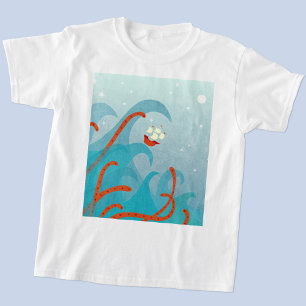 Sea Monster Sailing T-Shirt