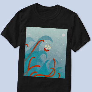 Sea Monster Sailing T-Shirt
