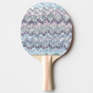 Sea mood stripes ping pong Paddle