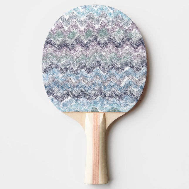 Sea mood stripes ping pong Paddle (Front)