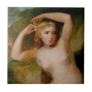 Sea Nymph (by Thomas Sully) Tile