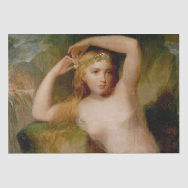Sea Nymph (by Thomas Sully) Tissue Paper (Front)