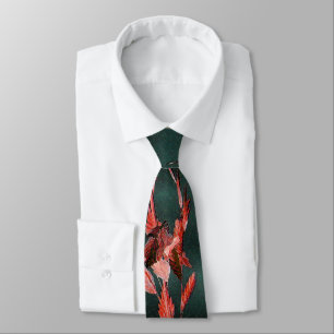 Sea Oats Abstract Tie