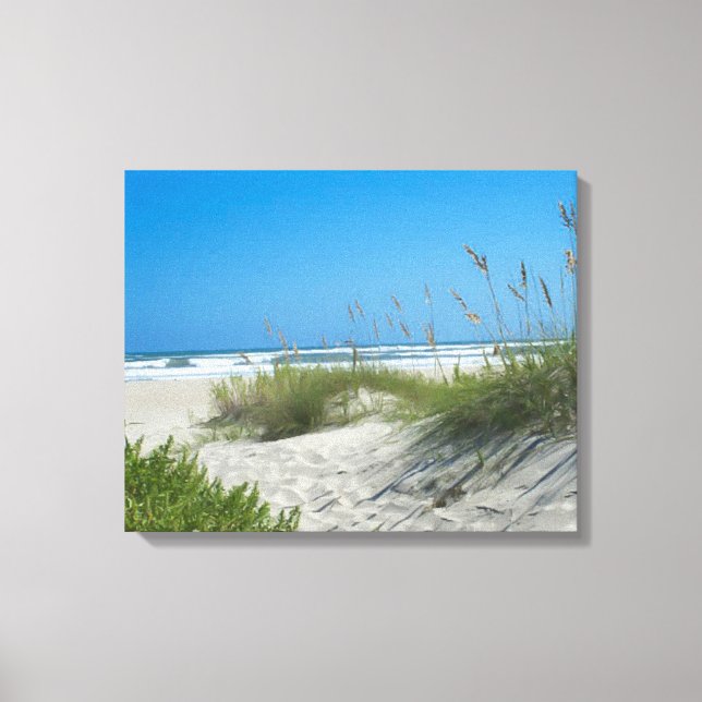 Sea Oats at Ocracoke Canvas Print (Front)