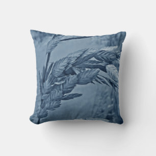 Sea Oats - Blueberry Throw Pillow