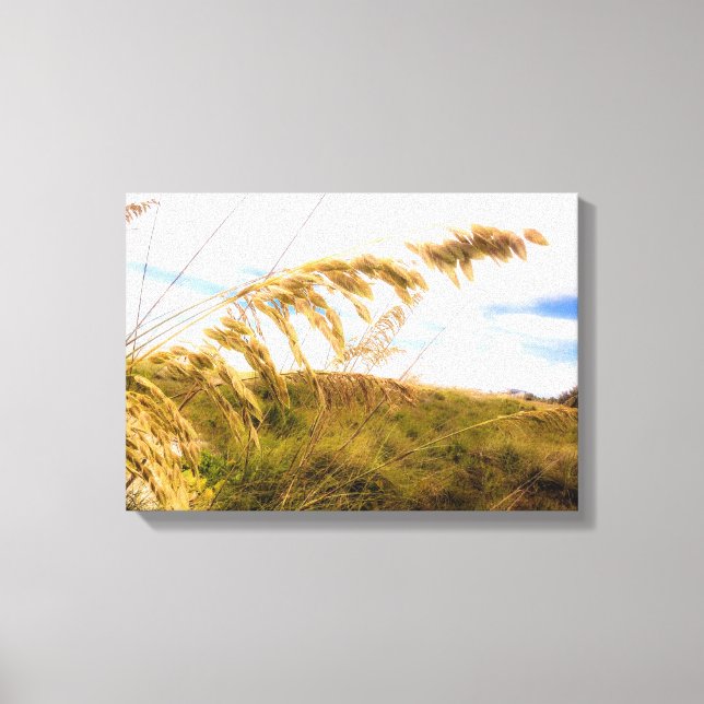 Sea Oats Canvas Print (Front)