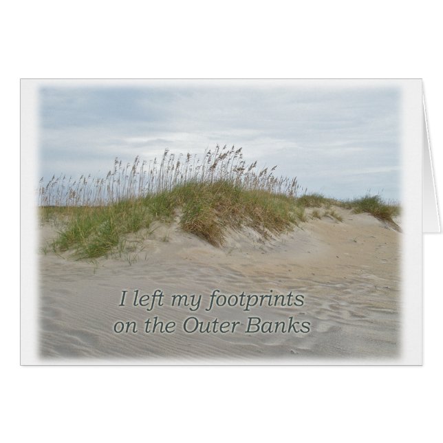 Sea Oats on Sand Dune Outer Banks NC (Front Horizontal)