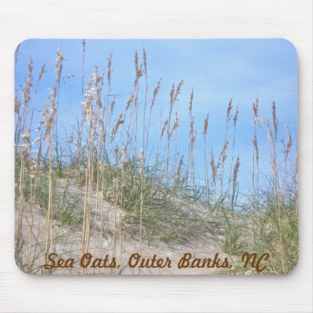 Sea Oats Outer Banks NC Series Mouse Pad (Front)